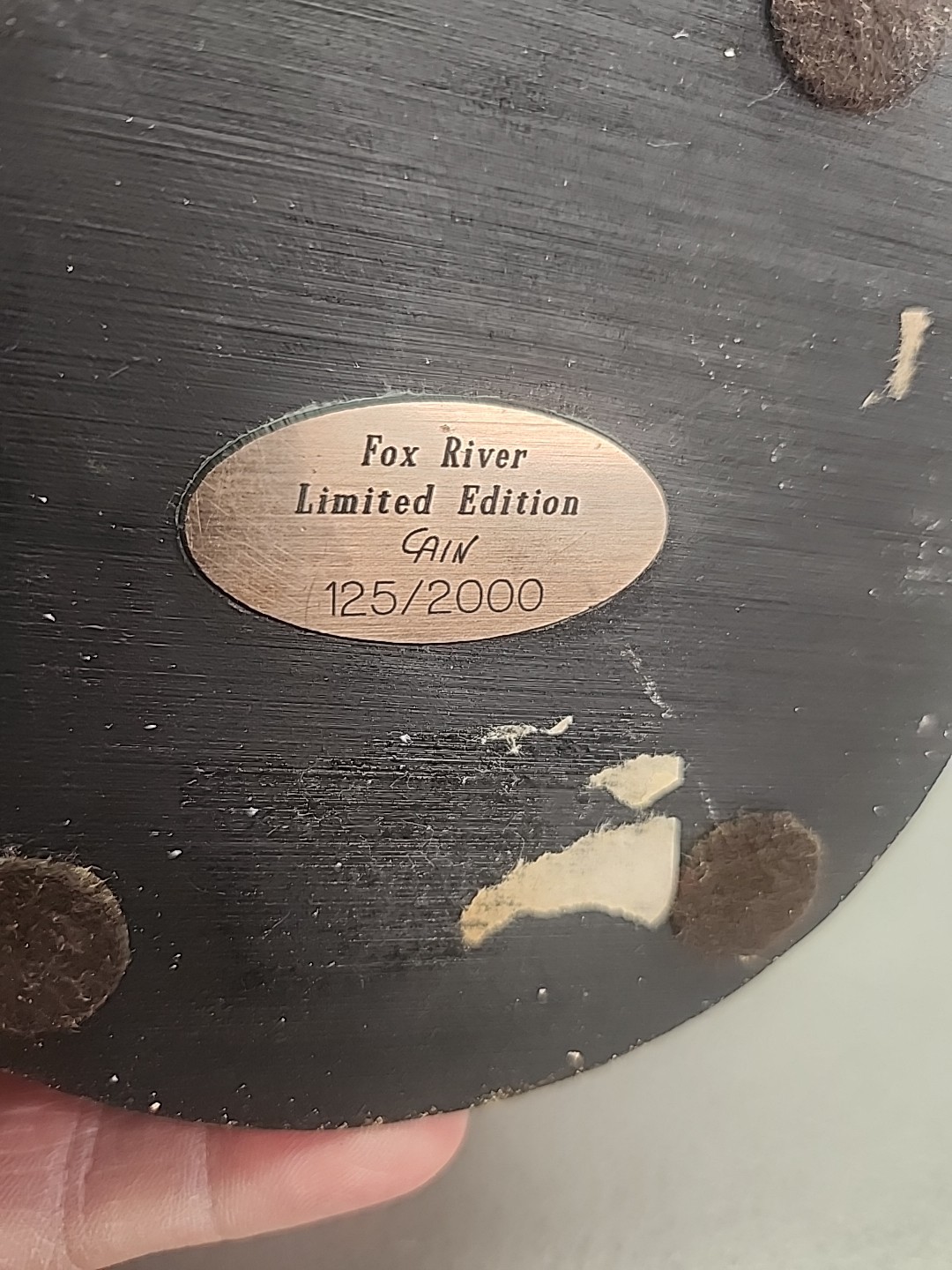 « Rick Cain Fox Sculpture «  »FOx River » » Limited Edition 125/2000 -1996&Prime; Read