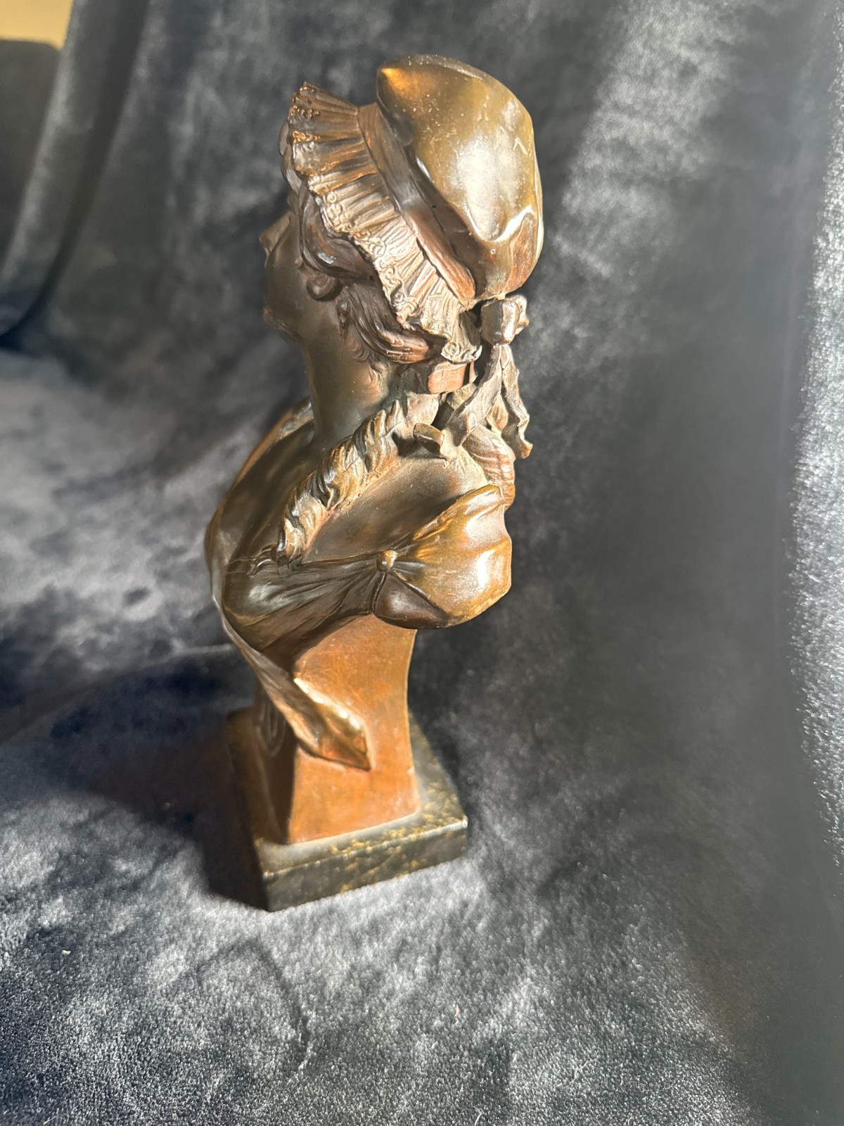 19th Century French bronze allegory bust of Marianne of French Republic