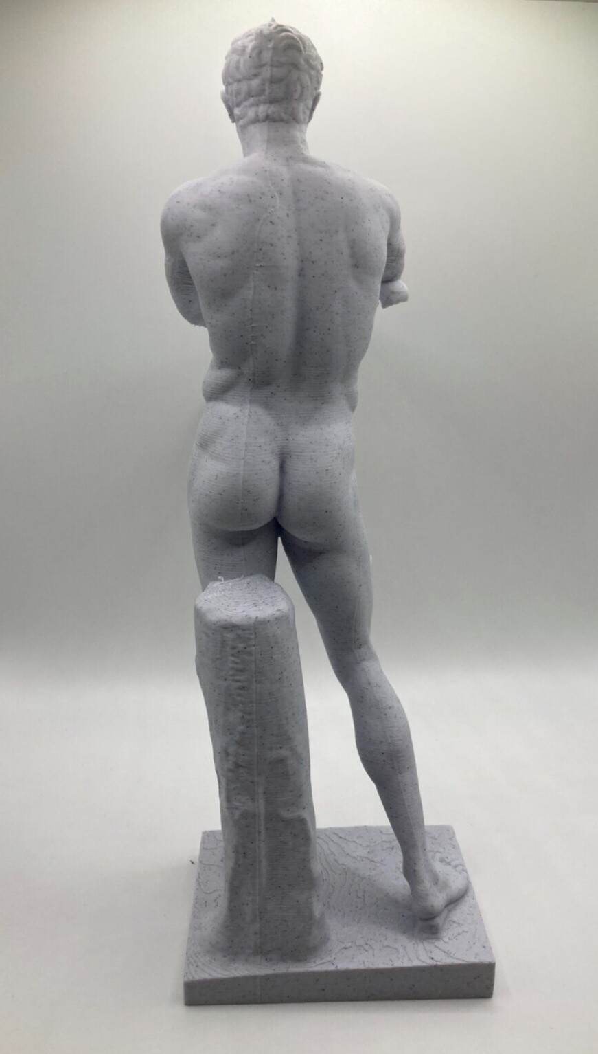 GREEK SCULPTURE APOXYMENOS 9.8 INCH/250 MM, MUSEUM REPRODUCTION