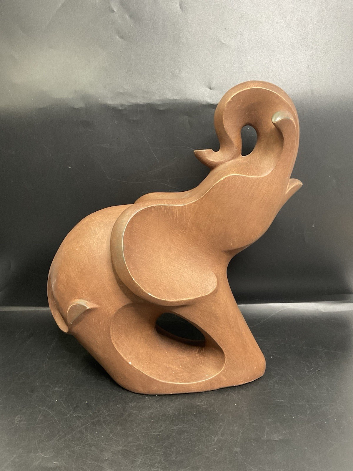VINTAGE AUSTIN PRODUCTION CERAMIC ELEPHANT SCULPTURE ALEXANDER DANEL