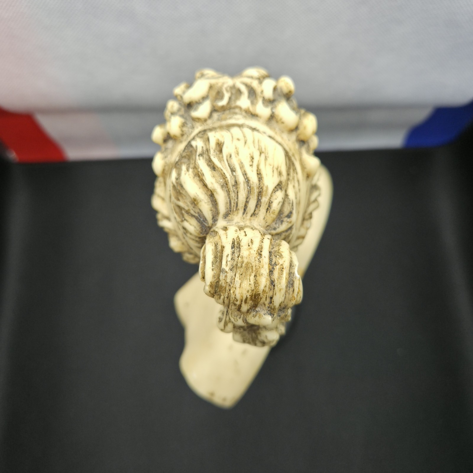 A Santini Paolina Bust Vintage Neoclassical Sculpture Marble/Alabaster Resin