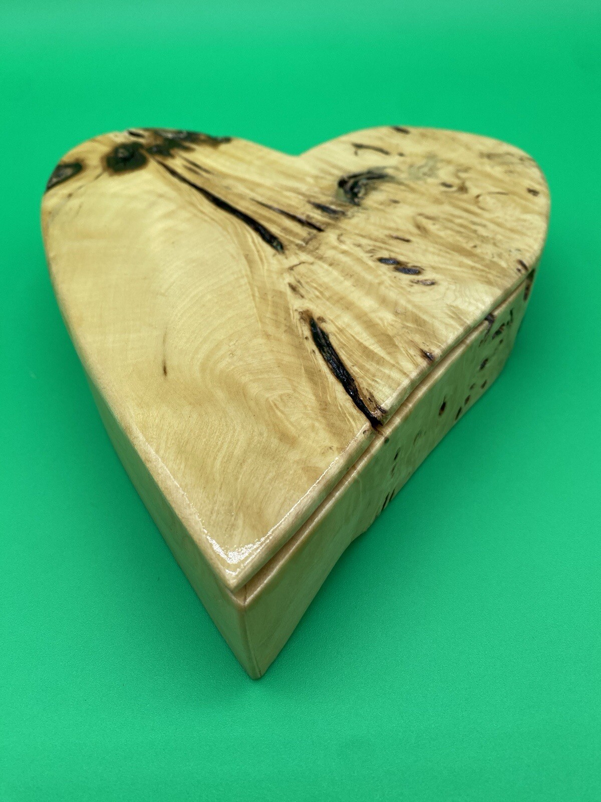 Buckeye Root Love Box Heart Shaped Box signed artist seller