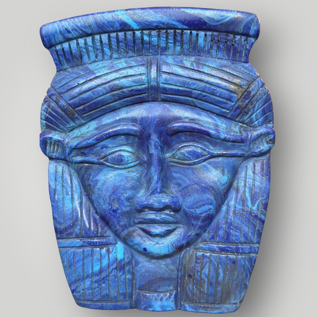 Hathor head Goddess statue Hathor mask Egyptian Goddess Artifact home decor