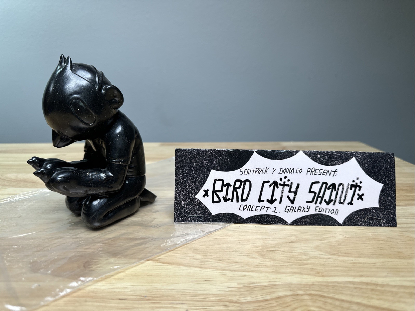 Sentrock Doom Co Designercon 2018 Bird City Saint Vinyl Figure Galaxy Edition