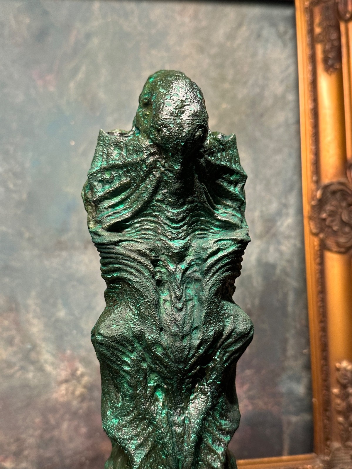 Dagon Elnva, Original Dagon Statue, Dark Fantasy Art, Lovecraft, elder god