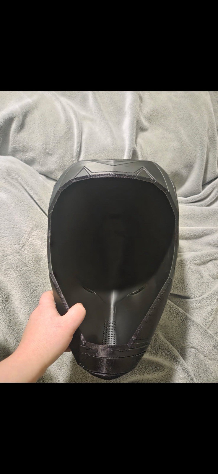 Black Panther Display Helmet 3D Print