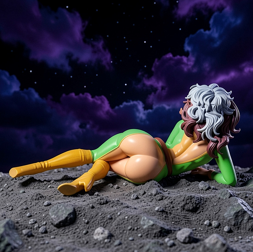 Rogue Sexy Iconic Pose X-men V3! 3D Printed 16k Res! HandPainted or Unpainted!