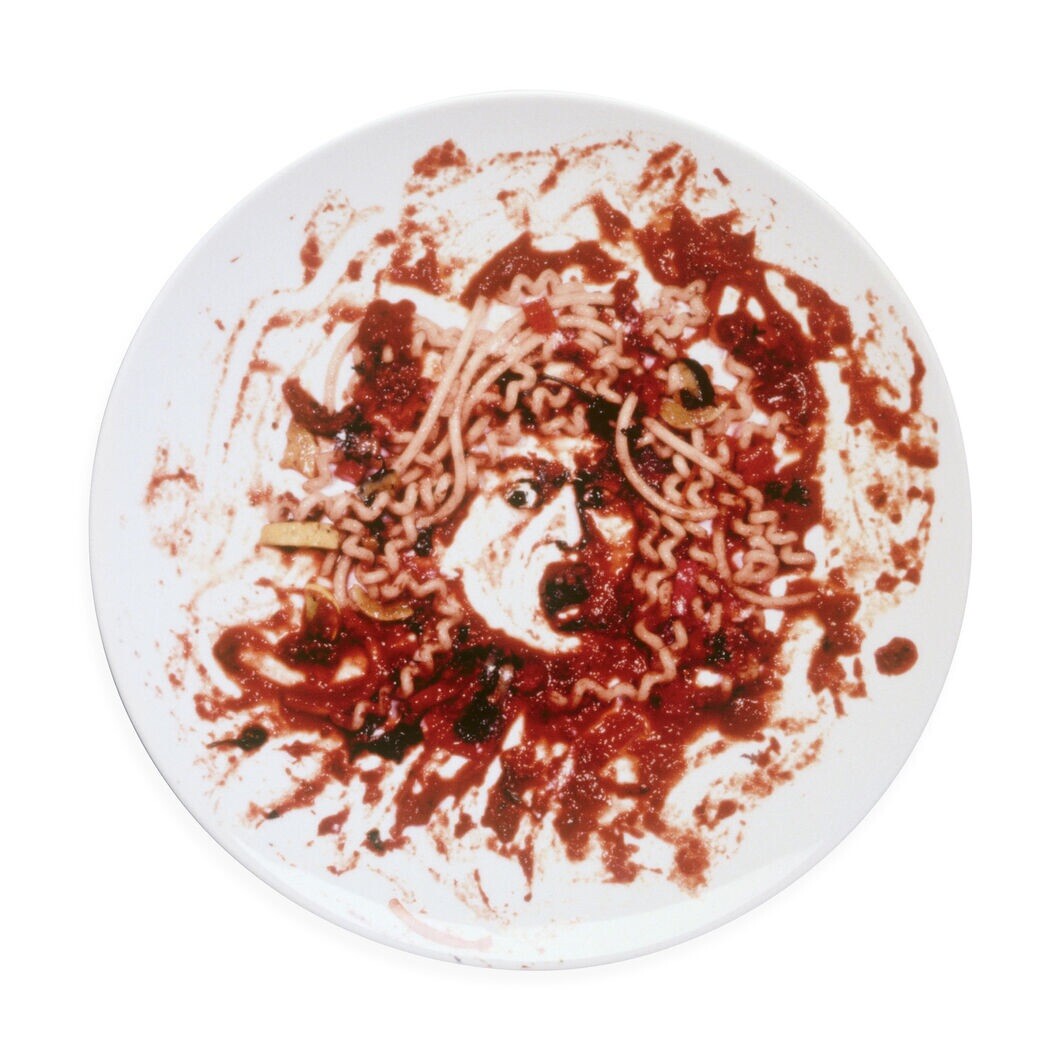 VIK MUNIZ Medusa Marinara (Caravaggio’s Medusa), 1999, Limoges, Limited Edition