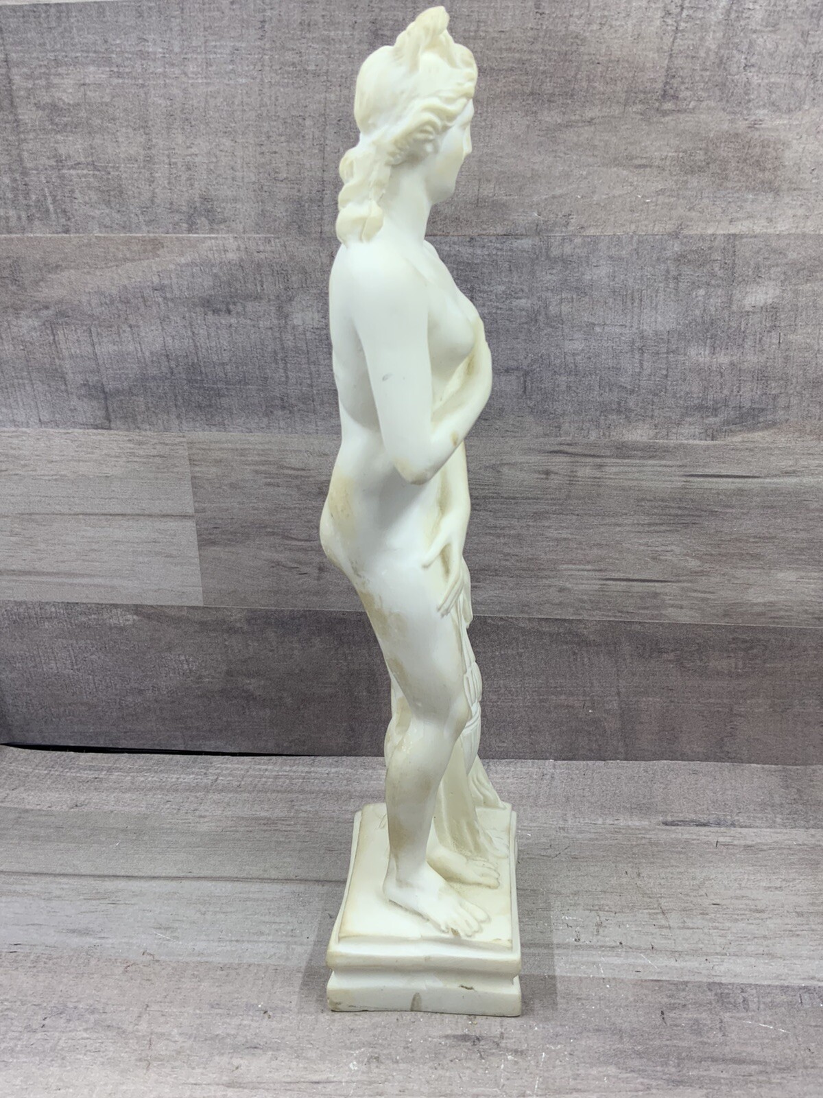 Kore Alabaster statue Sculpture – Ancient Greek Maiden Korai 9” Tall
