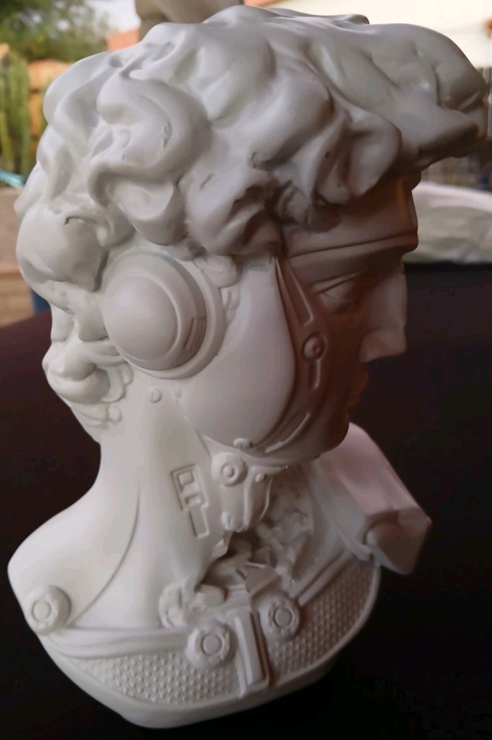 Awesome David Statue With Cut Out Design-8&Prime; Tall-6&Prime; Wide-NEW IN ORIGINAL BOX