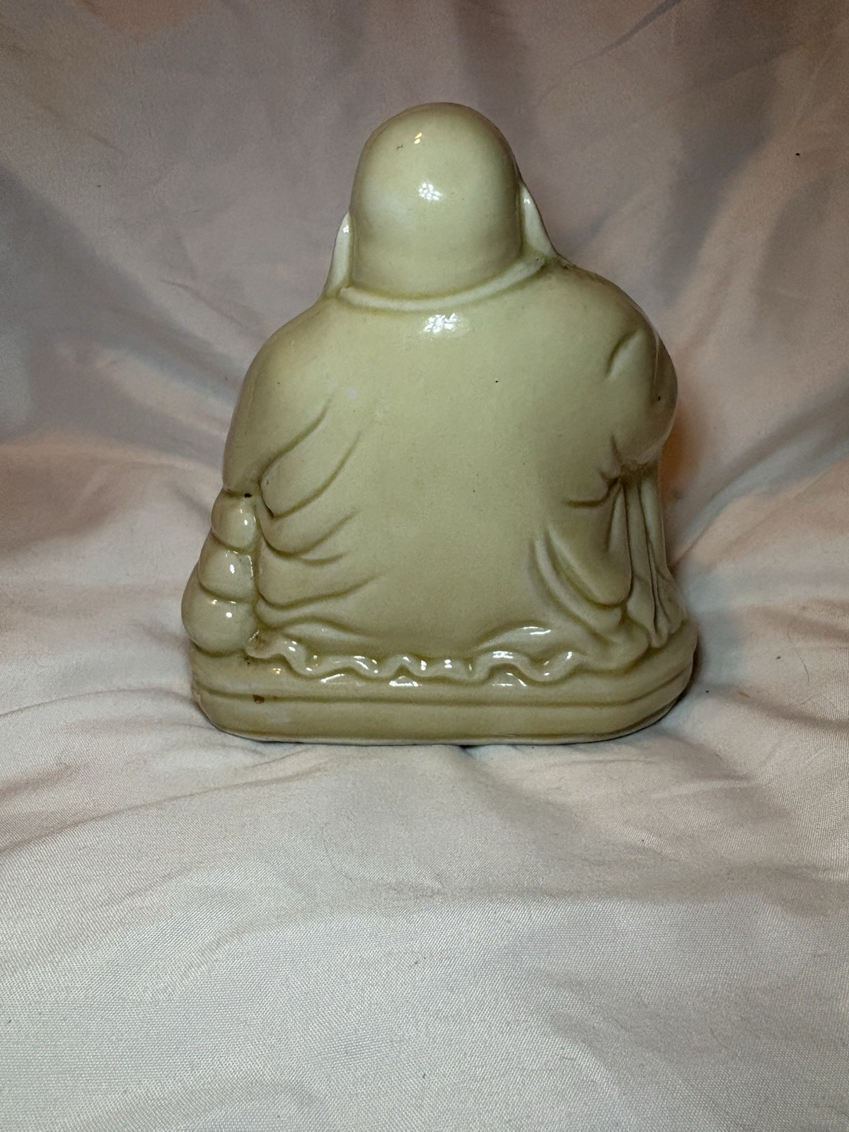 Vintage Mid-Century Ceramic Laughing Buddha – Made in Brazil