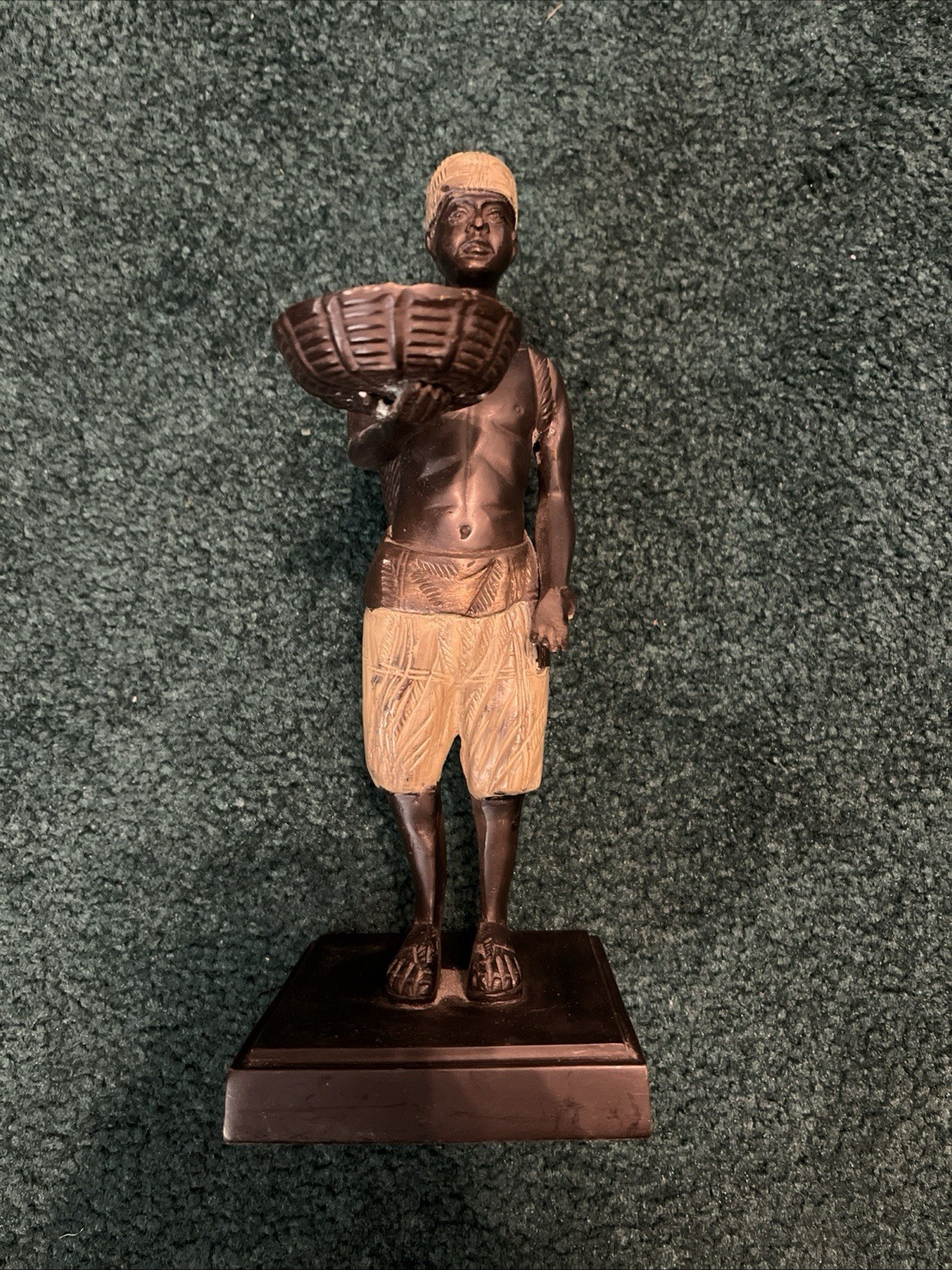 10” Bronze Beggar Figurine Metal