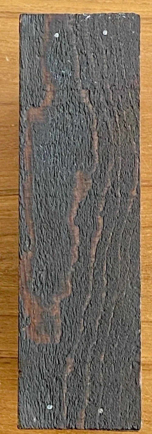 “Riflery Champion” Brutalist Nail Art Figure in Wood & Glass By A.P. Dvinen