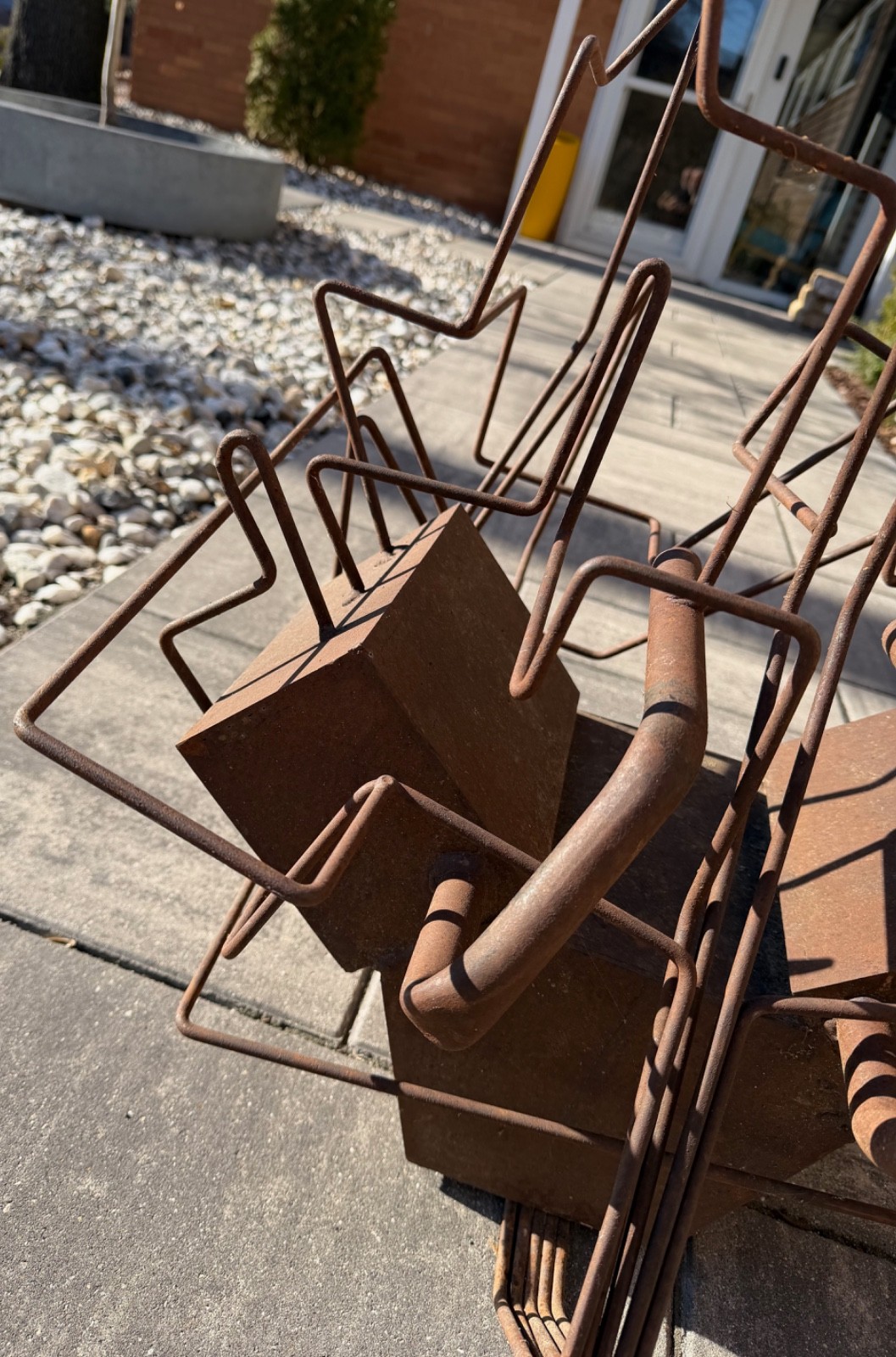 Handmade Vintage Steel Metal Sculpture Modern Abstract Unique Unusual Art 1970s