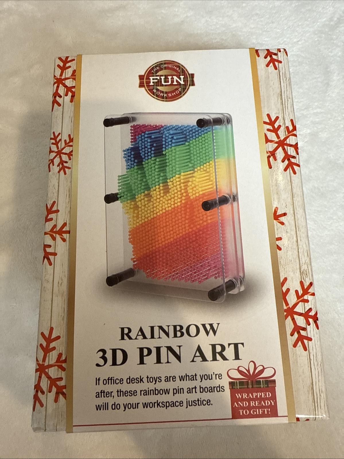 Rainbow Pin Art Just Push and Create Instant 3D Colorful Mini Twist High Quality
