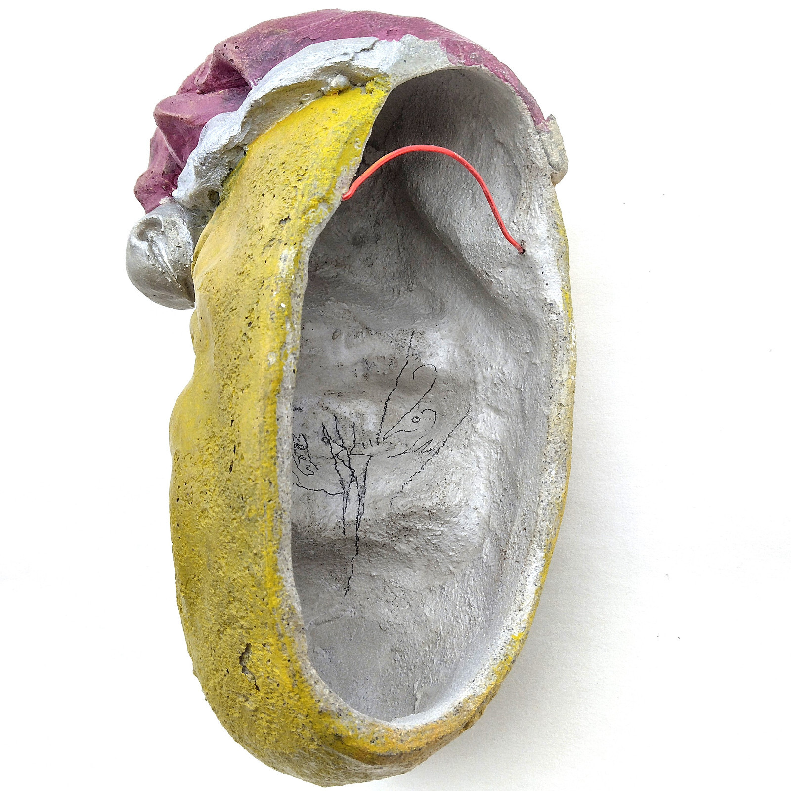 Laughing Moon, Unique Moon Man Sculpture, Indoor-Outdoor Wall Sculpture