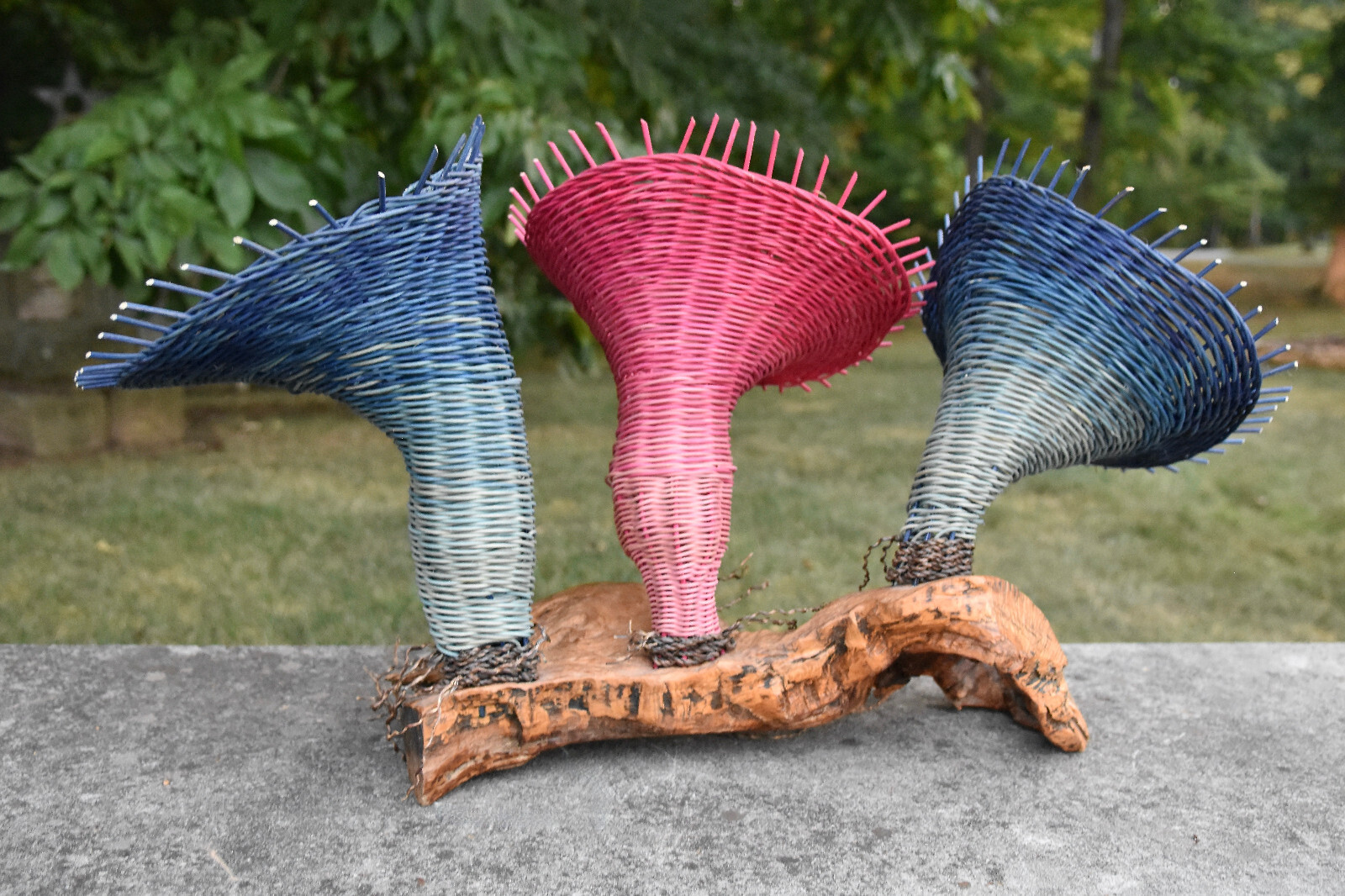 HIPPIE Mushroom ATOMIC LG Mid-Century Modern SEA URCHIN Flowers SCULPTURE MCM