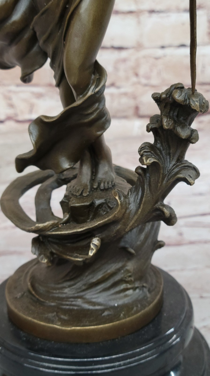 Bronze Sculpture Original Justice Lady Nude Female Statue Figurine Figure Deal