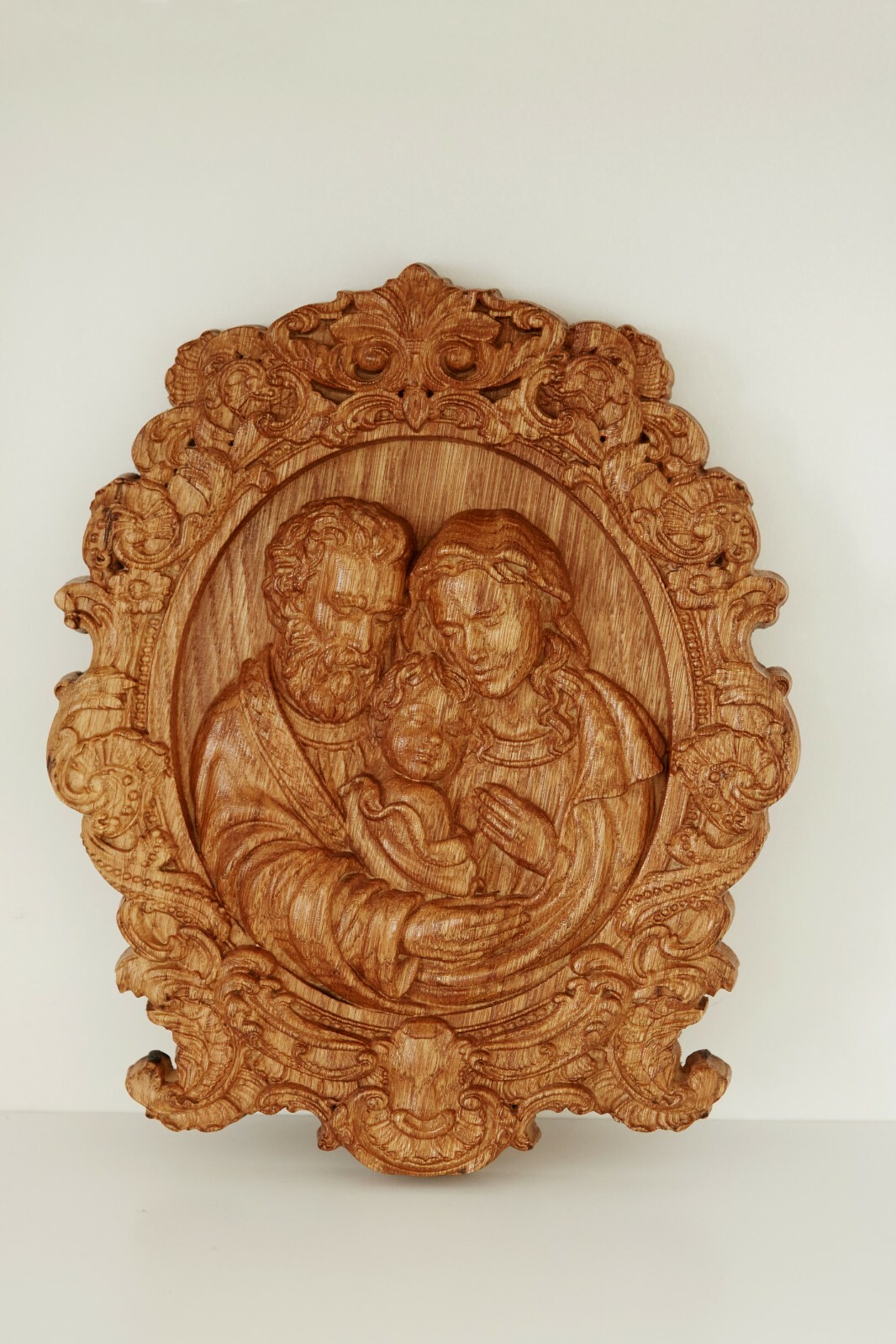 Handmade modern home decor Holy Family housewarming christian catolic gift