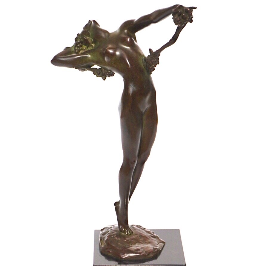 Harriet Frishmuth 1923 Bronze Of The Vine