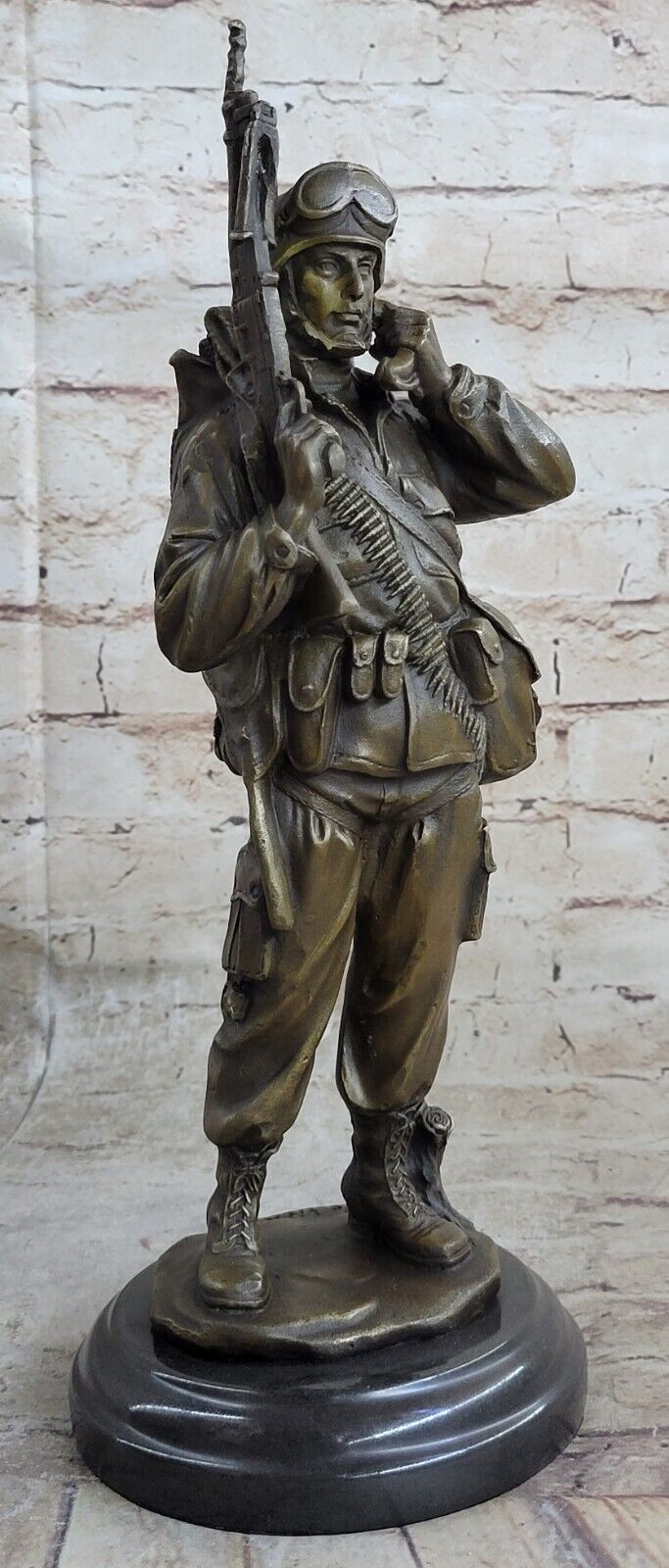 Vietnam War Memorial Joe American Soldier Classic Bronze Sculpture Statue Figure