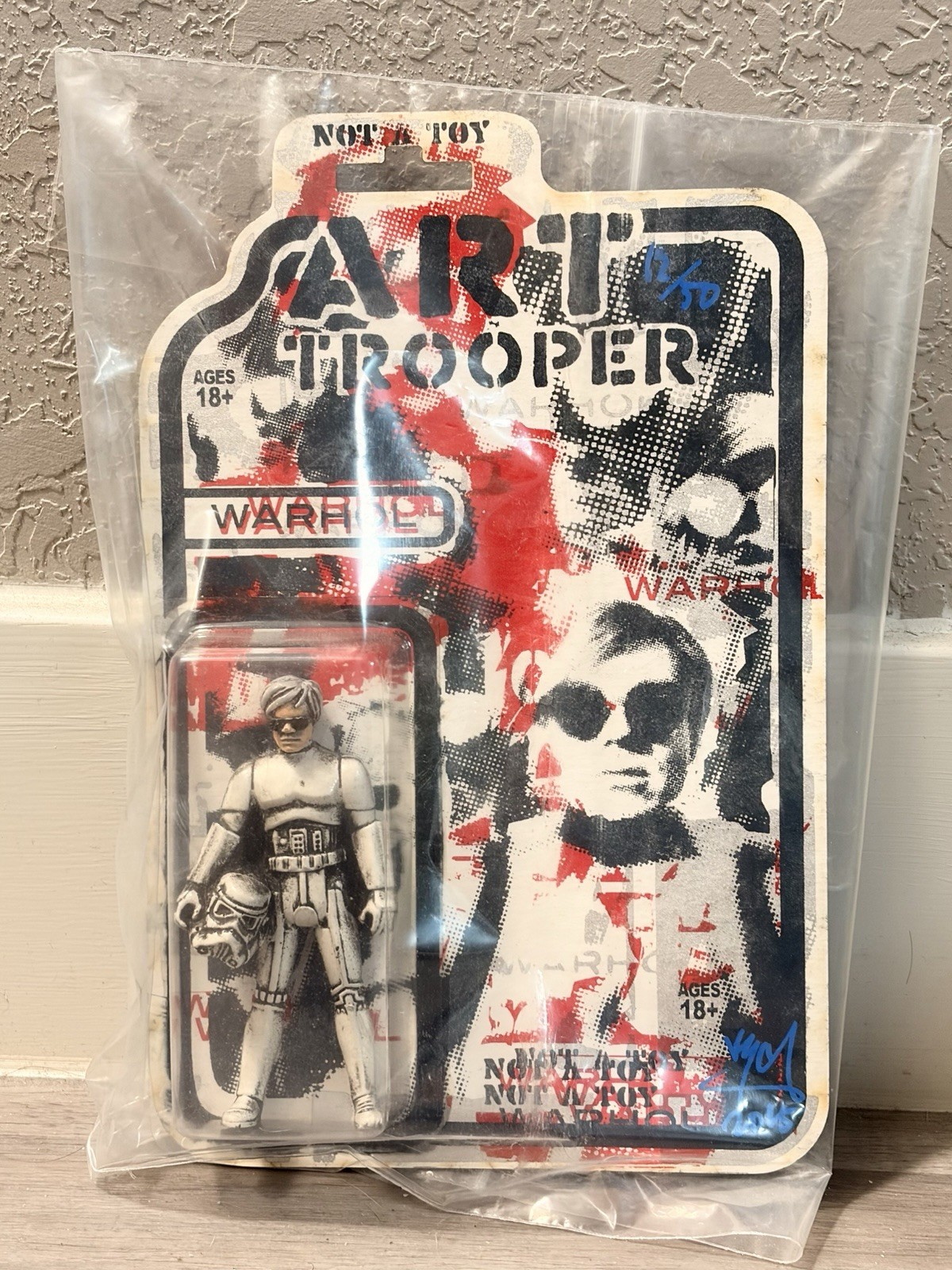 SDCC 2015 DKE Toys Art Trooper Series Warhol by RYCA LE 12/50 Signature VHTF