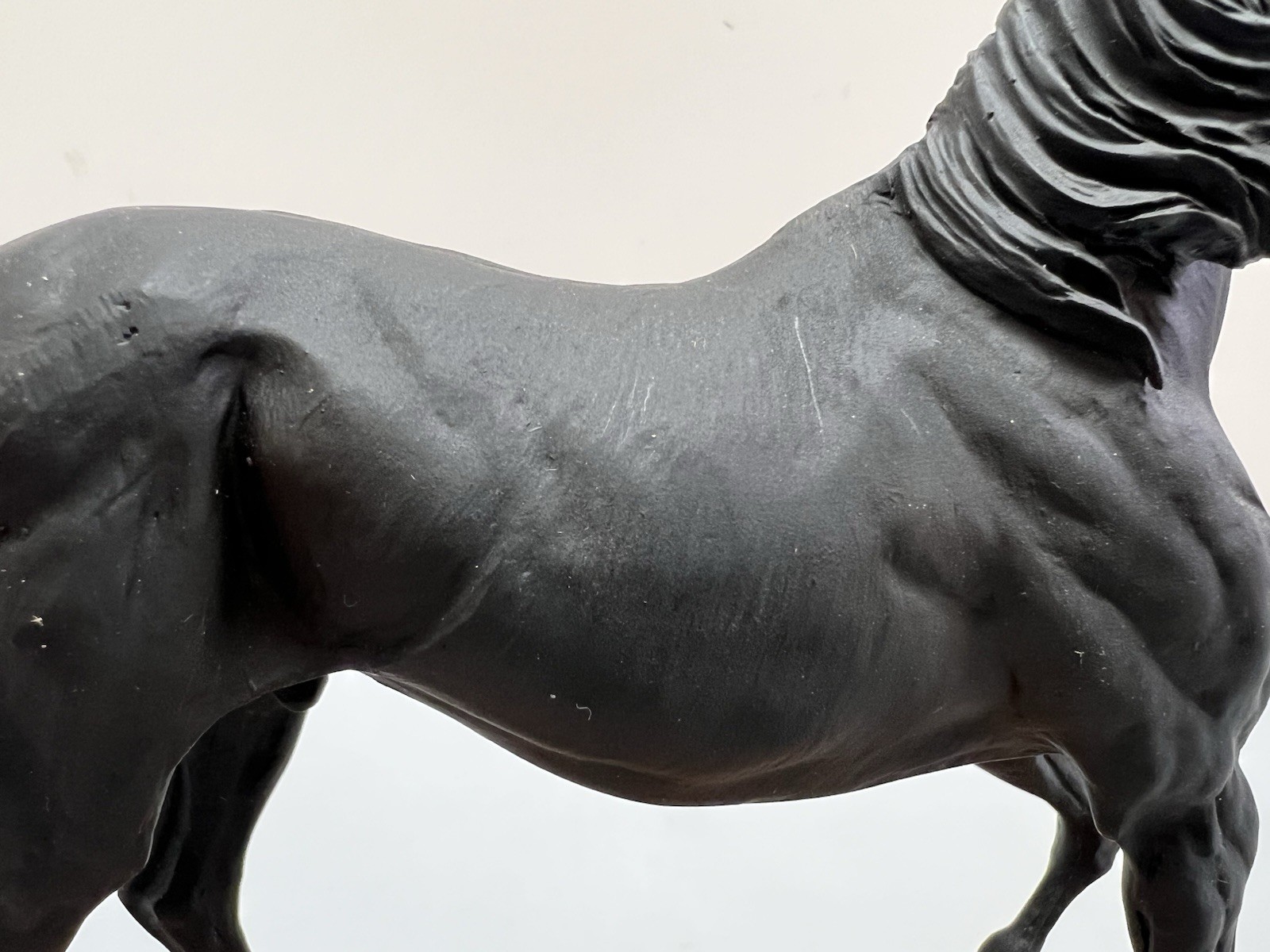 Fred Stone Hand Painted Black Stallion Figurine #297 of 2500