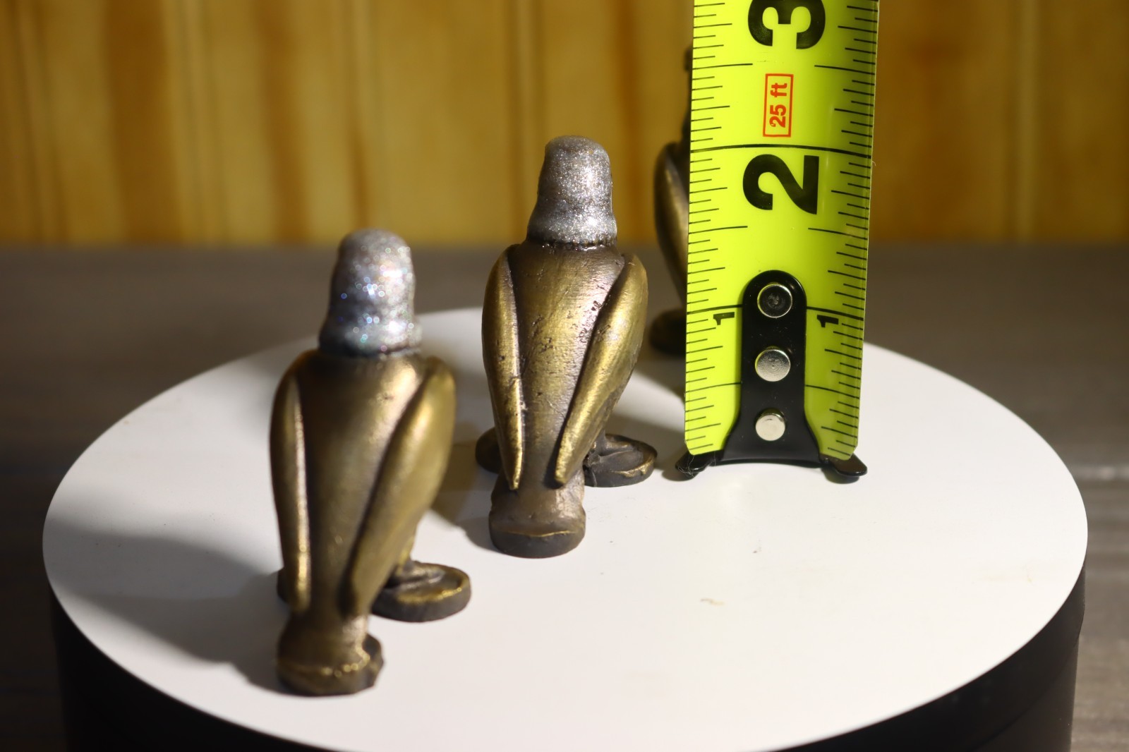 Solid Bronze American Bald Eagle Statue 2.25&Prime; Inches Tall