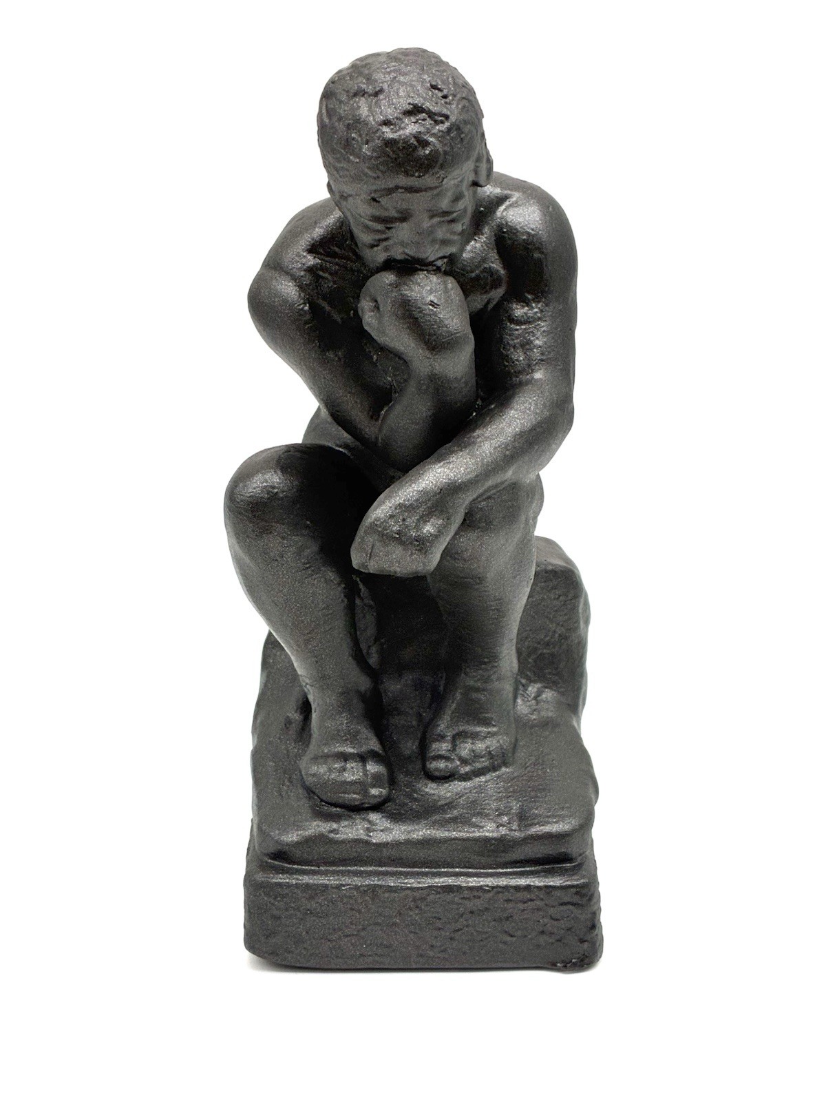 The Thinker Art Statue Sculpture Cement Composite Home Decor Oiled Bronze Color