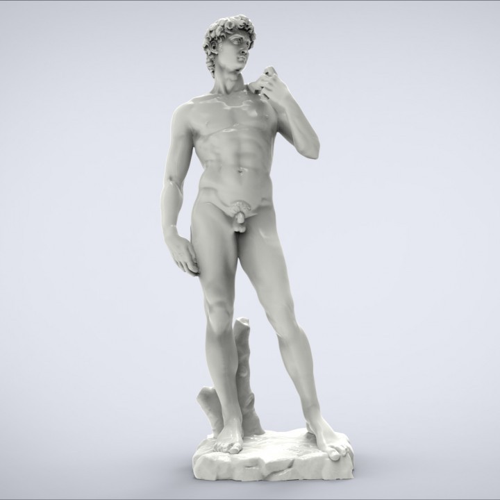 David Statue | 12K Resin Classical Sculpture – Michelangelo Museum Replica Decor