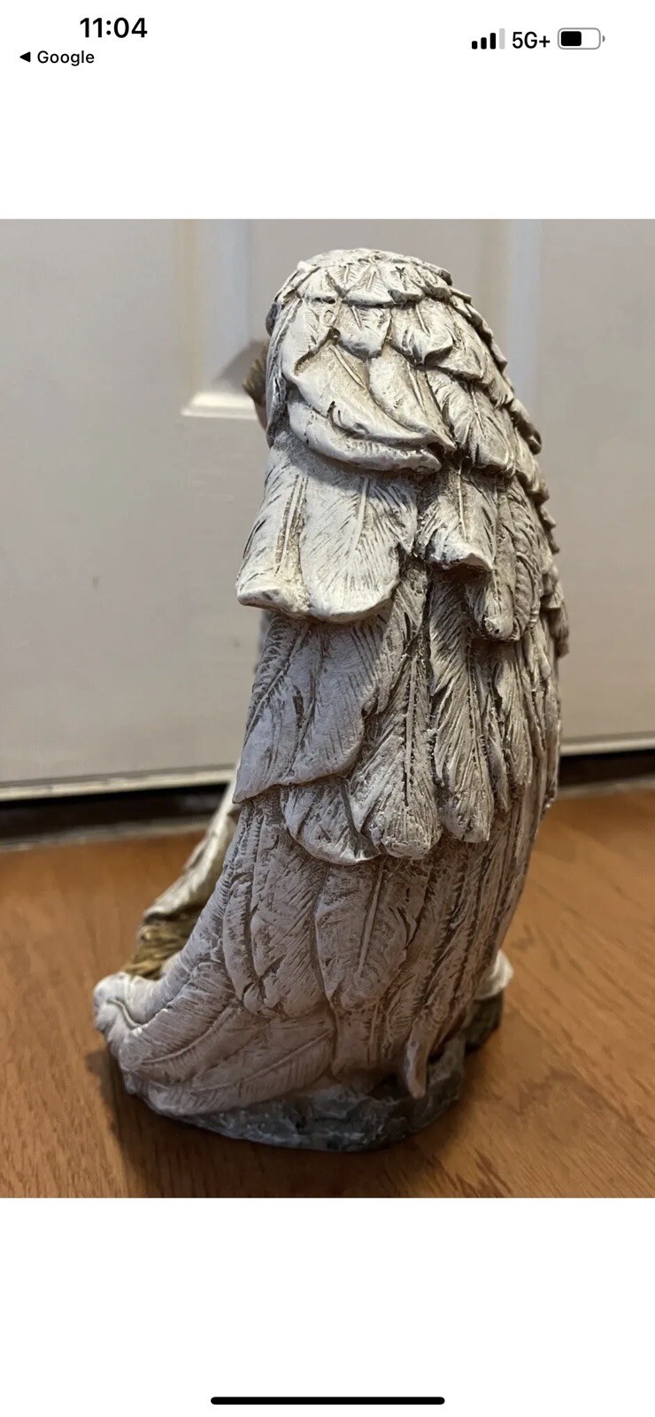 Napco Guardian Angel with Holy Family Christmas Decoration 11×11