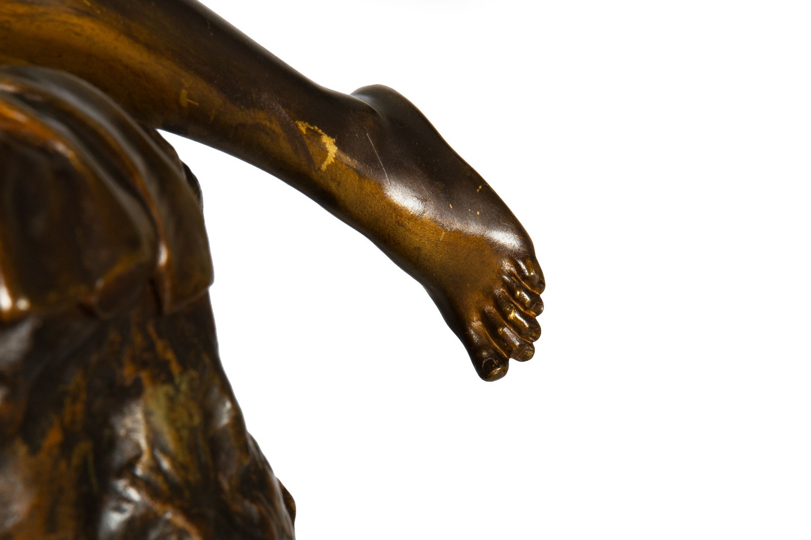 French Art Nouveau Bronze Sculpture Wagner’s “Tannhauser” after Louis Chalon