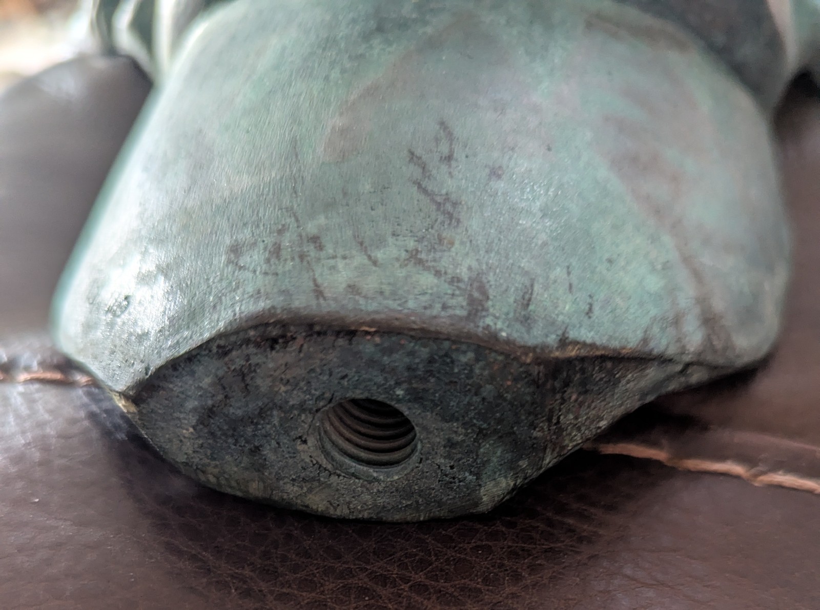 Lady Liberty Head 100% Bronze Statue with Green Patina by Gabriel Yantorno