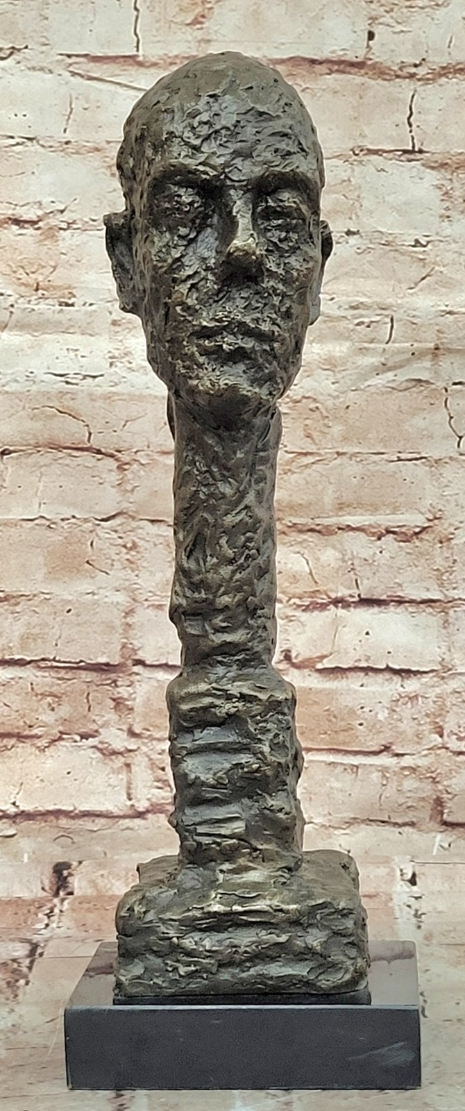 ALBERTO GIACOMETTI HOMMAGE BRONZE SCULPTURE LARGE MAN Collector Edition Decor