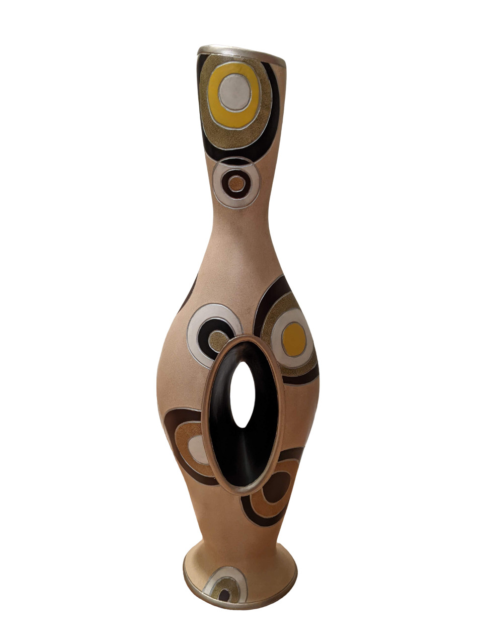 Artmax Sculptural Vase Set of 3 by Richard Chan Modern Retro Decor RARE