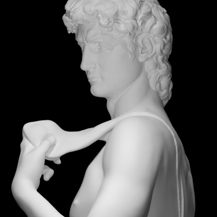 David Statue | 12K Resin Classical Sculpture – Michelangelo Museum Replica Decor