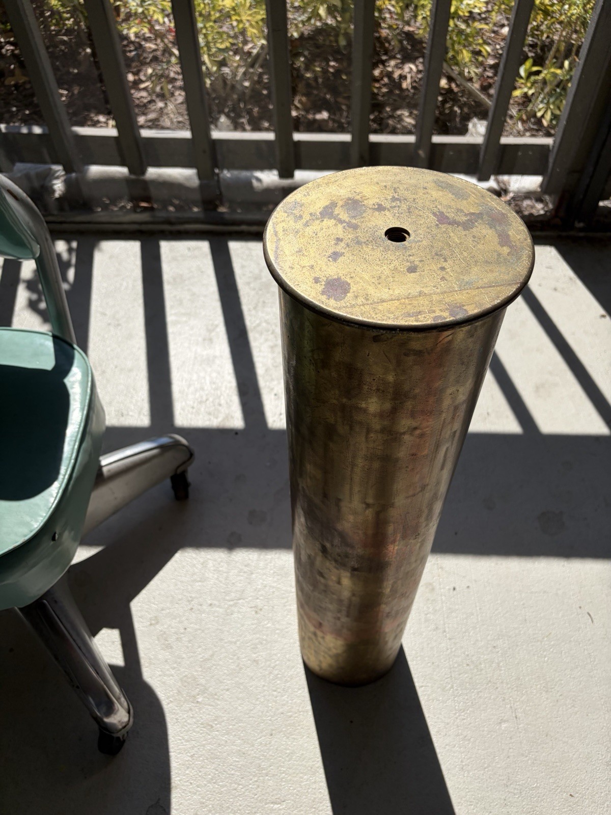 Antique 1918 Large 28” German Germany Trench Art Brass