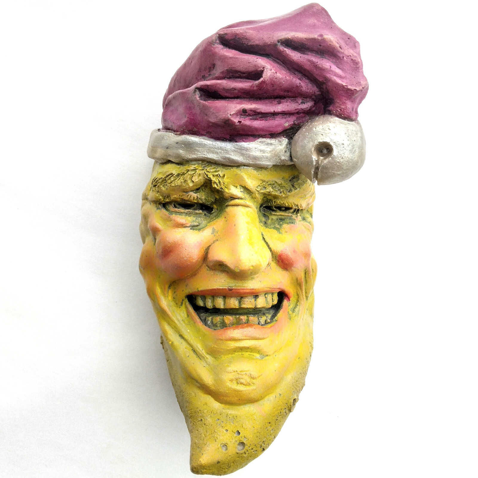 Laughing Moon, Unique Moon Man Sculpture, Indoor-Outdoor Wall Sculpture
