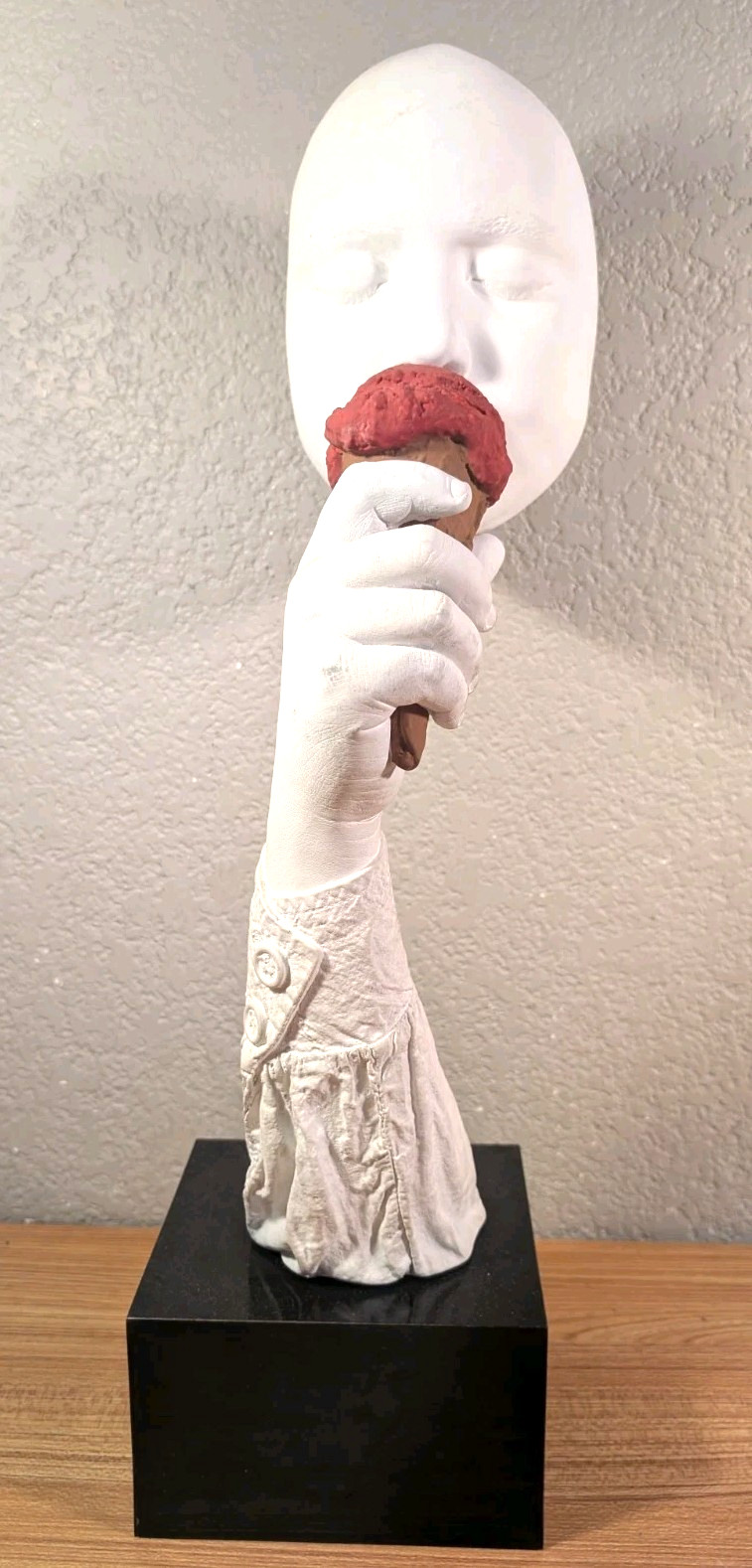 Vintage John Cutrone Art Sculpture Statue Austin Production « ICE CREAM » 20.5&Prime;