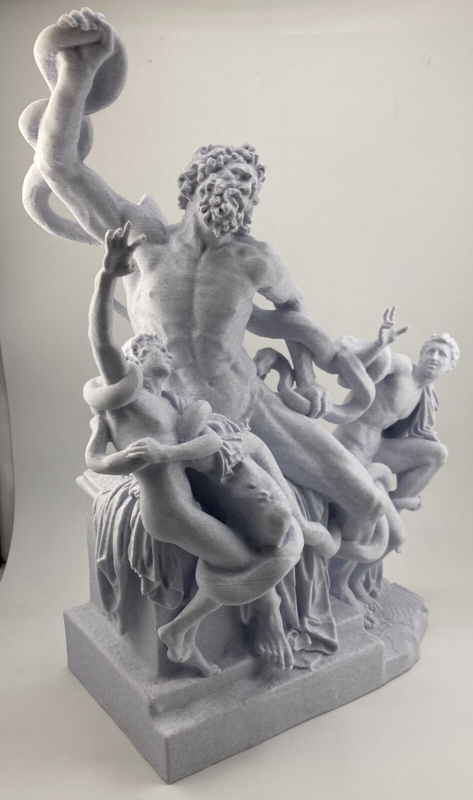 GREEK SCULPTURE LAOCOON AND HIS SONS 11.8 INCH/300 MM, MUSEUM REPRODUCTION