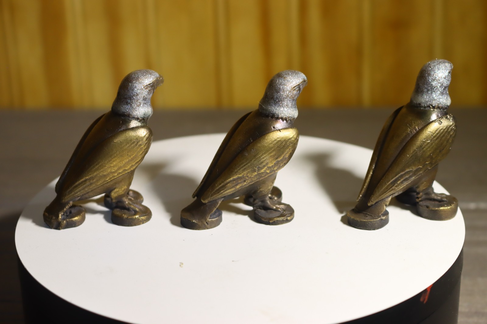 Solid Bronze American Bald Eagle Statue 2.25&Prime; Inches Tall