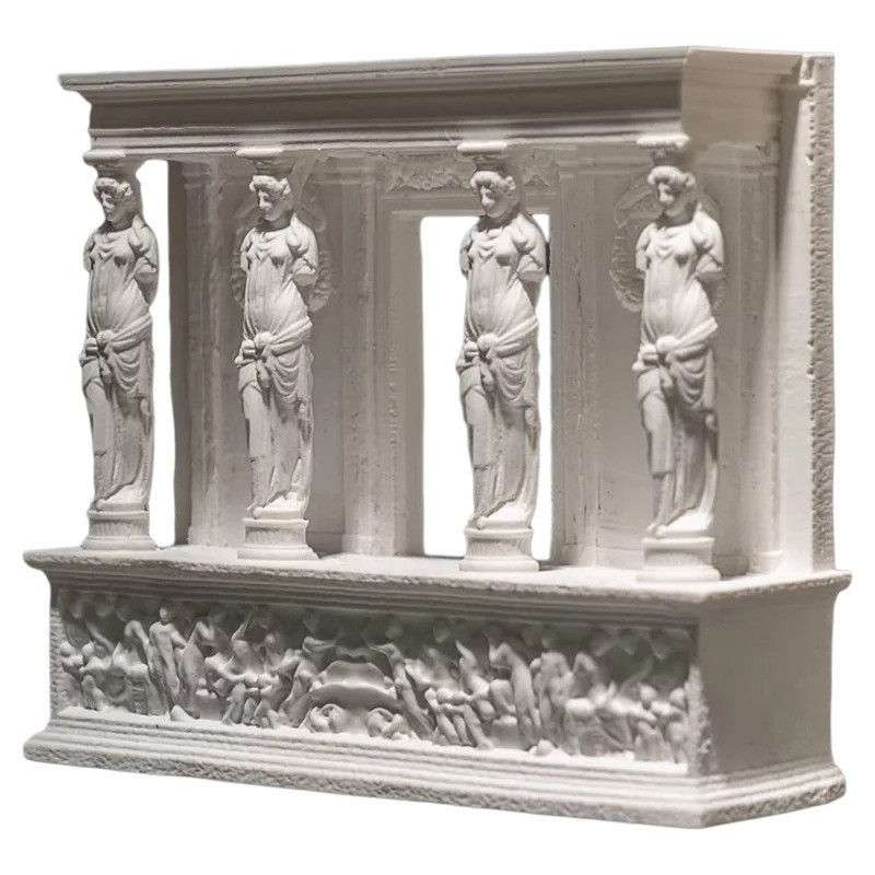 Ancient Greek Caryatid Sculpture – Erechtheion Temple Classic Athens Home Decor
