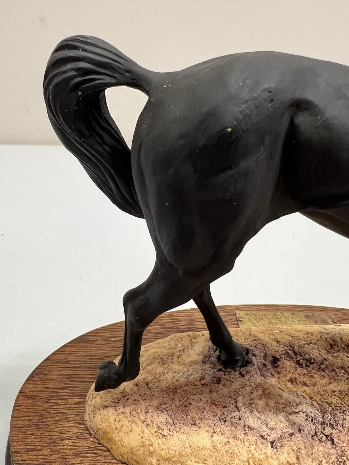 Fred Stone Hand Painted Black Stallion Figurine #297 of 2500