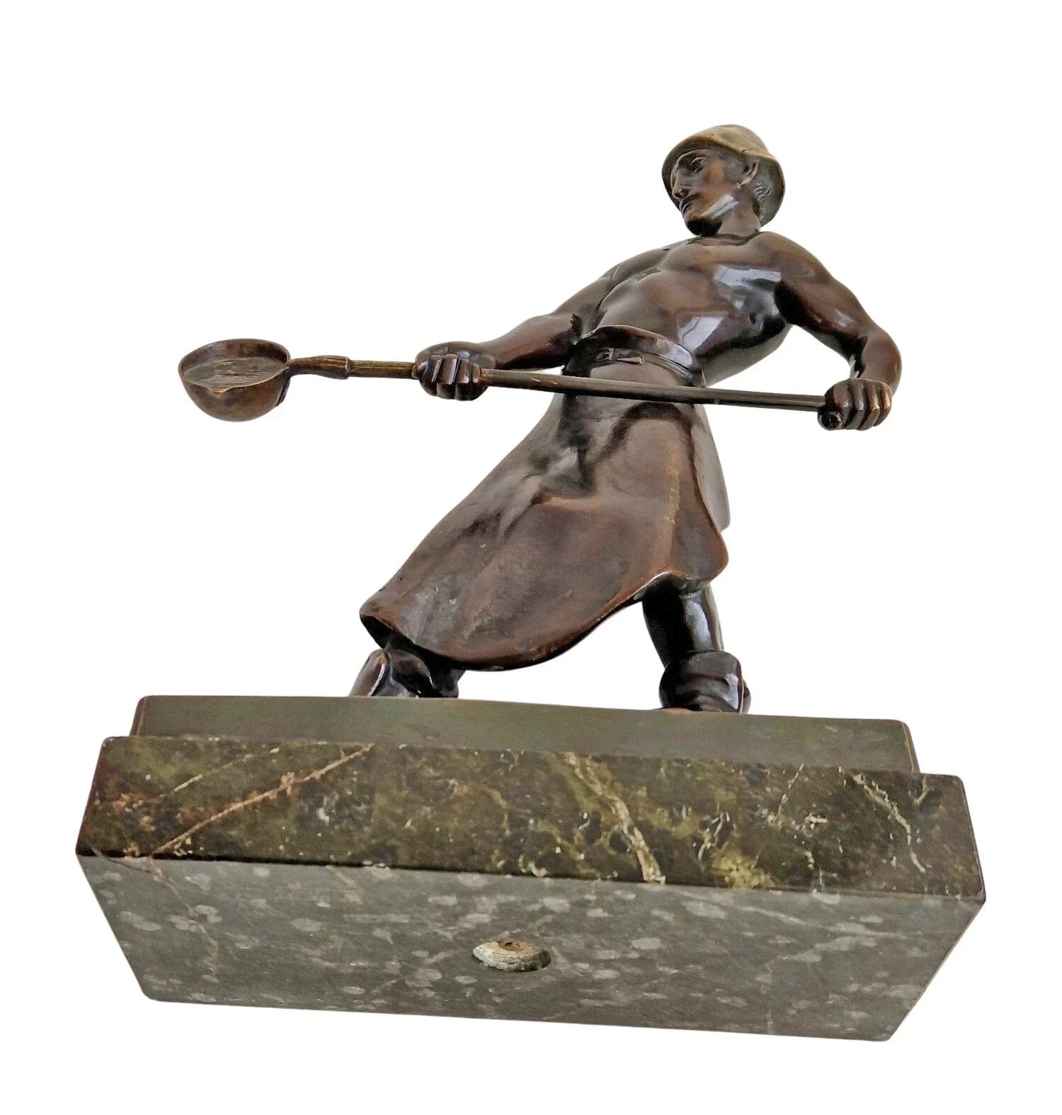 Caasmann, Albert (1886 – 1968), Bronze, Foundry Worker (# 17184)