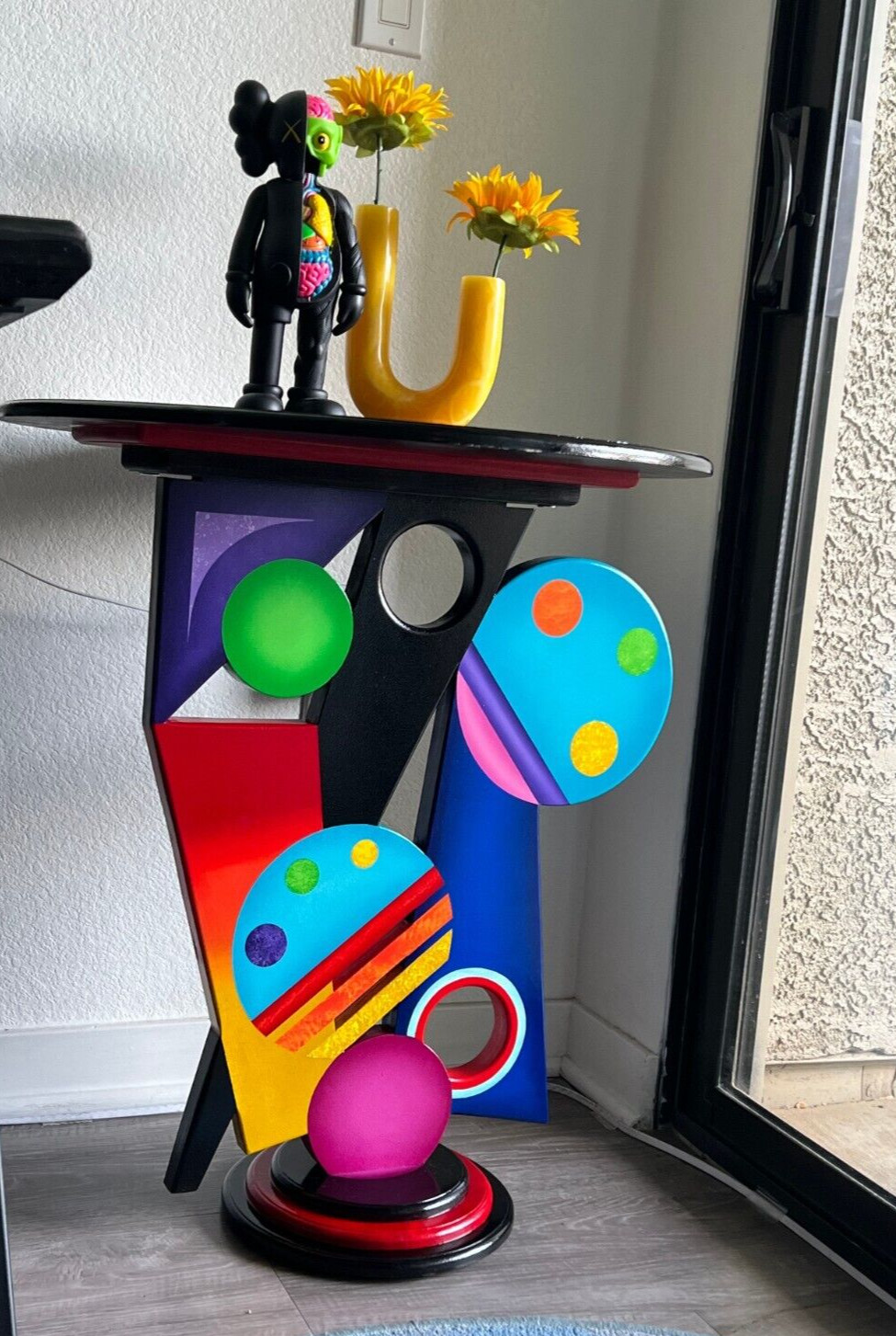 Unique Abstract Sculpture Table, Geometric table art, unique Tables by Alisa