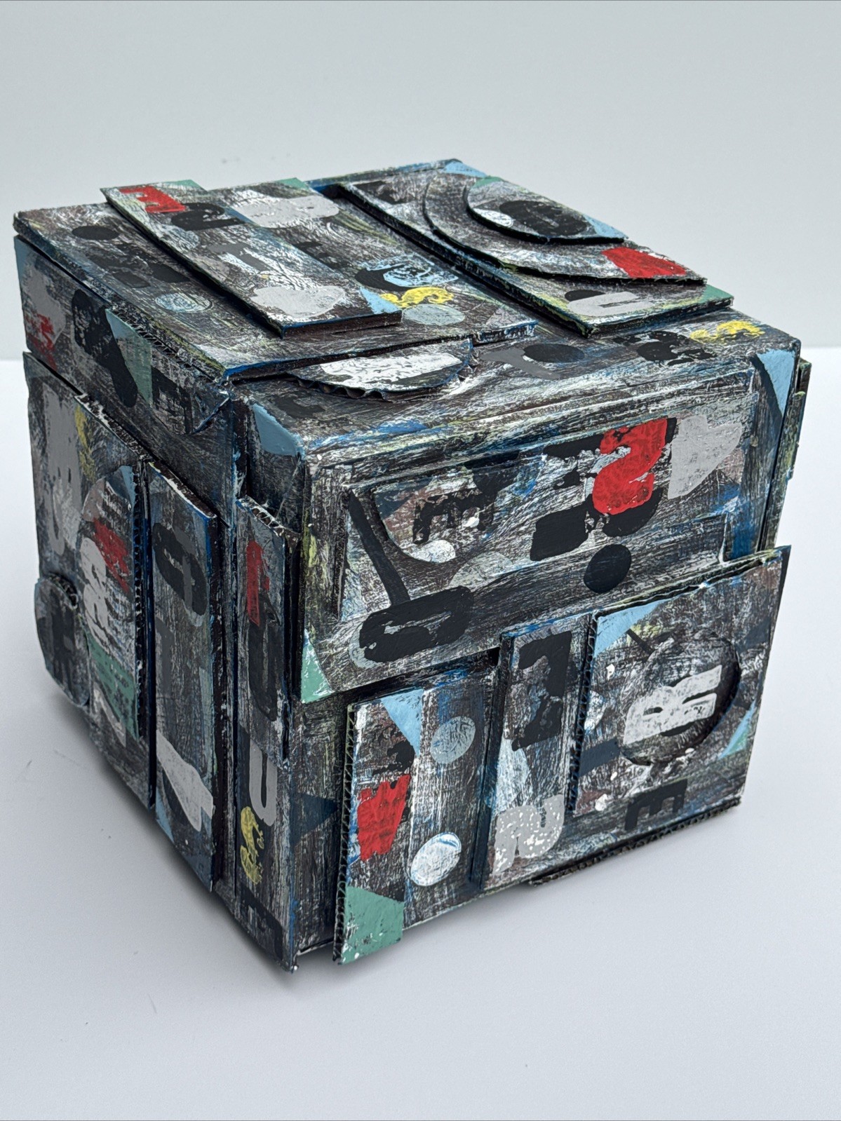TRAVIS SAMUEL PAINTING SCULPTURE ABSTRACT AVANT GARDE CUBIST MODERNIST CUBISM