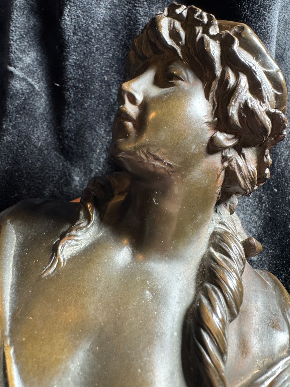 19th Century French bronze allegory bust of Marianne of French Republic