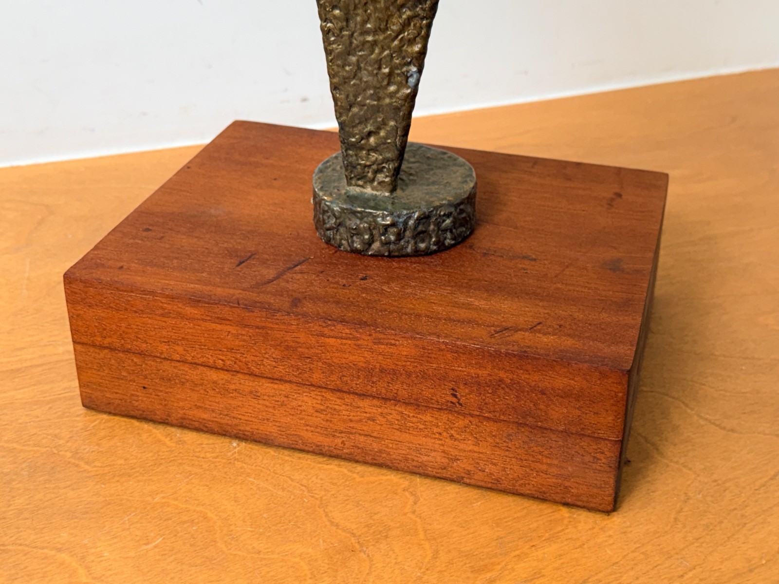 1960s John Roper Brutalist Abstract Metal New York Art Sculpture Statue Vtg Mcm