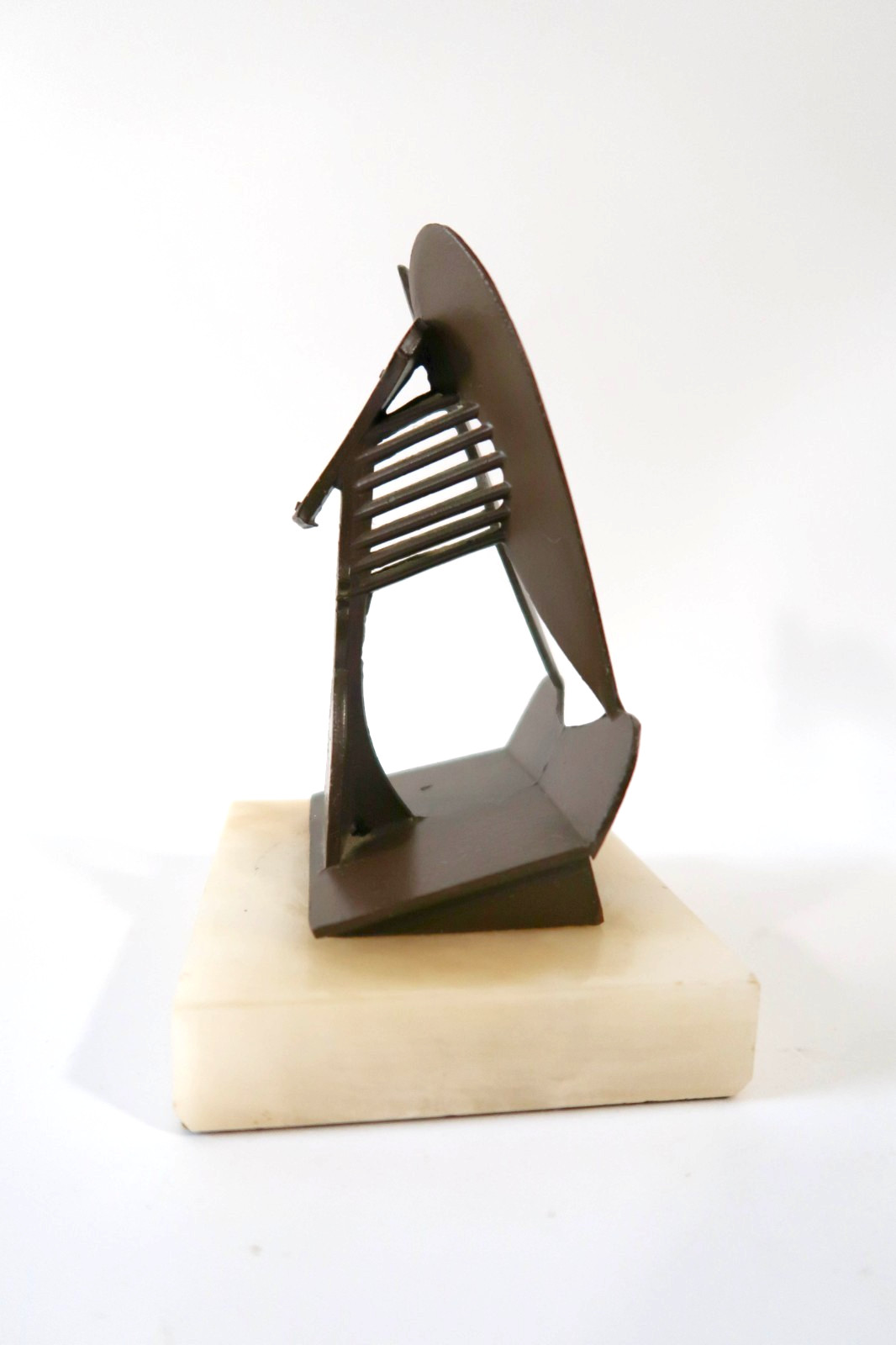 1967 Signorile Co Chicago Picasso Sculpture Metal Marble Base Maquette Signed