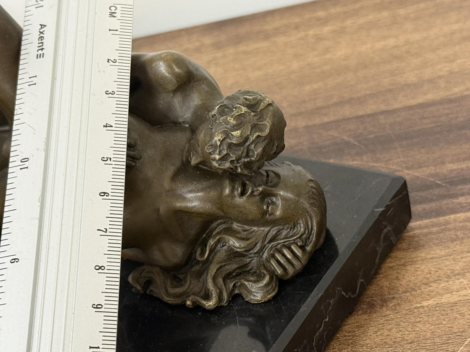 Bronze Sculpture Statue Woman Marble Deco J.Patoue Rare Decor Art Man Lady